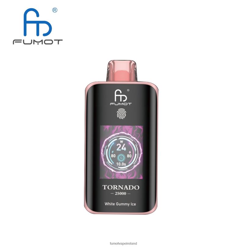 Fumot Tornado 25000 Disposable Vape White Gummy Ice - FZ4TN14 Fumot Vape Online Shop